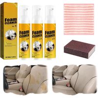 Multipurpose Foam Cleaner Spray, Multifunctional Car Foam Cleaner, Foam Cleaner, Car Foam Cleaning Spray, Magic Foam (3PCS(100ml))