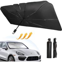 Pare-soleil de pare-brise, pare-soleil de voiture pliable, parapluie de voiture pour pare-brise facile à ranger, 140 x 80 cm
