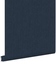 papier peint uni avec structure en denim jeans bleu foncé - 0,53 x 10,05 m - 148707