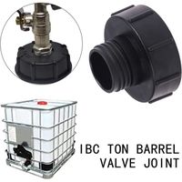 Adaptateur de valve IBC S100 x 8 vers S60 x 6 - Pour réservoir d'eau - Filetage épais