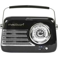 Enceinte Radio vintage 30W sur batterie Bluetooth USB FM MADISON FREESOUND-VR40B