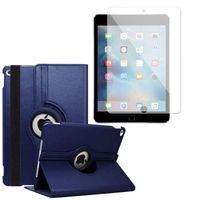 Etui Bleu pour iPad mini 4 - mini 5 et Film verre trempé [Toproduits®]