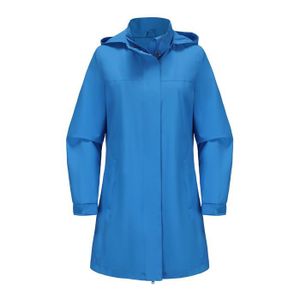 Veste Pluie Outdoor Veste Imperméable Femme Parka Coupe-Vent
