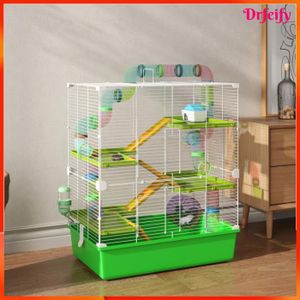 Cage pour rongeur - AKOZON - 9862 - 5 niveaux - Multi-plateformes & accessoires - 59x36x69 cm