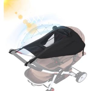 Moustiquaire Poussette Universelle 2 En 1 Pare-Soleil Anti-UV Anti-Moustique - Protection Bébé