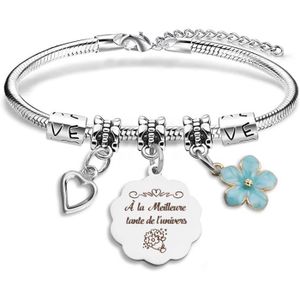 BRACELET - GOURMETTE Cadeau Tata Saint Valentin Bracelets Tata Cadeau P