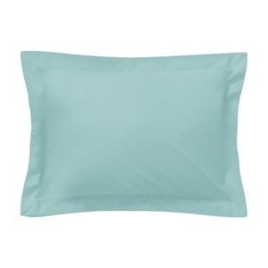 TAIE D'OREILLER Taie d'oreiller rectangle - 50 x 75 cm - 100% coton - 57 fils - Made in France - Turquoise