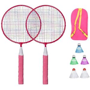 KIT BADMINTON Badminton Set pour Enfants avec Raquettes Junior T