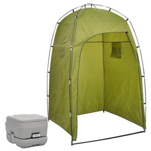 WC - TOILETTES FDIT Toilette portable de camping avec tente 10+10 L - FDI7843871809715