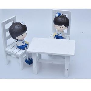 Bois Mini fin table jouet mode 1:6 Poupées Maison miniature meubles modèle