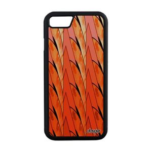 coque iphone 7 silicone orange