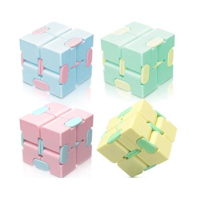 Funxim Fidget Infinity Cube Décompression Jouet Cube de l'infini, soulagement d'inquiétude, tuant le temps pour le personnel de bureau