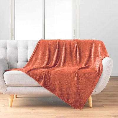 ATMOSPHERA CREATEUR D'INTERIEUR - Plaid In Flanella Tressé 125x150cm, Coperta Intrecciata Morbida Per Divano E Letto - 5