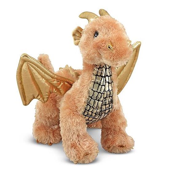 Peluche Dragon  aile lustre 24 cm