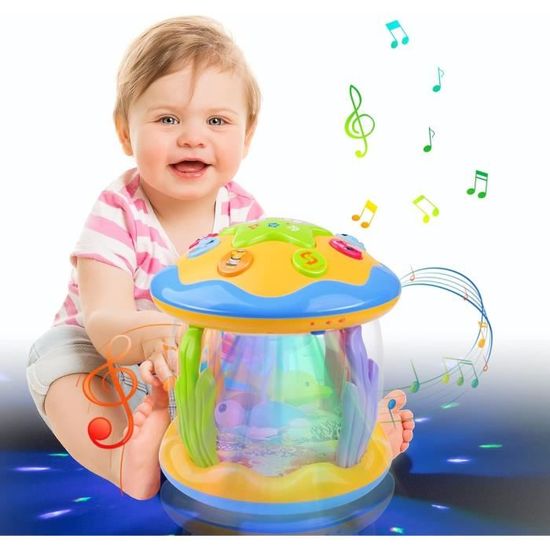 Jouet Enfant Fille Garçon, Projecteur Rotatif Jouet Bébé 6 a 18 Mois -  Cdiscount Puériculture & Eveil bébé