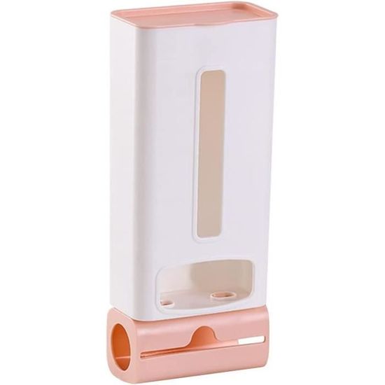 Lot De 4 Supports Muraux Pour Sacs Poubelles - Organisateur Cuisine Blanc - Rangement Pratique