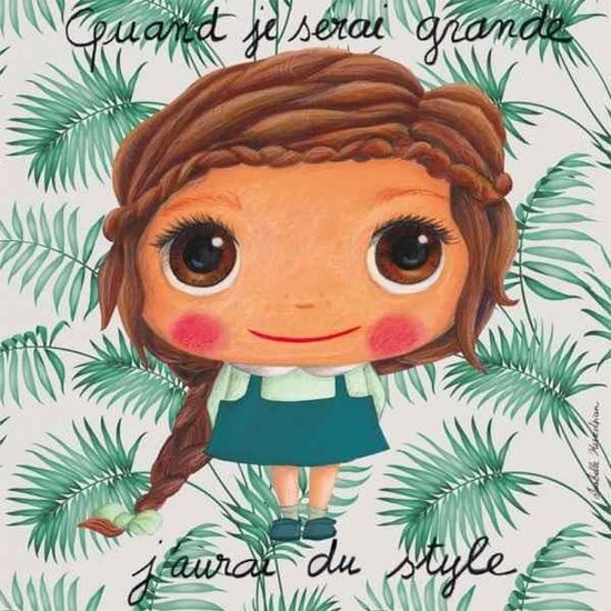 Tableau Style Quand Je Serai Grand E Isabelle Kessedjian Achat Vente Tableau Toile Cdiscount