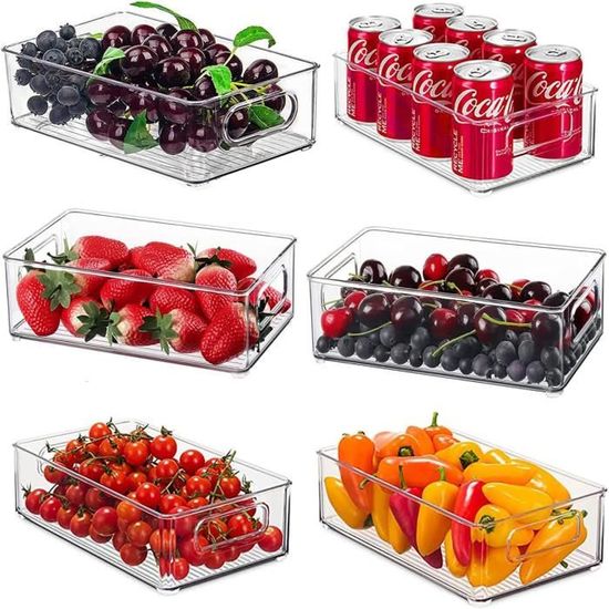 Bewahly Boite Rangement Frigo Lot de 3, Boîte de Rangement Frigo avec