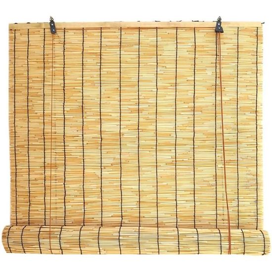 Rouleau De Clôture En Bambou Naturel Tissé Main - Hauteur 30 à 180 Cm - Occultation Et Décoration Balcon/jardin - 1