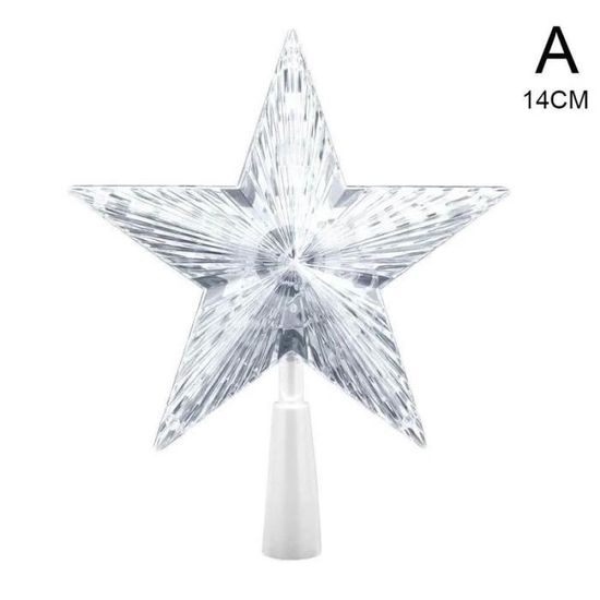 Boule de noel,Lampe LED en forme d'étoile suspendue pour sapin de noël ou nouvel an, luminaire décoratif d'intérieur, - Type 14cm
