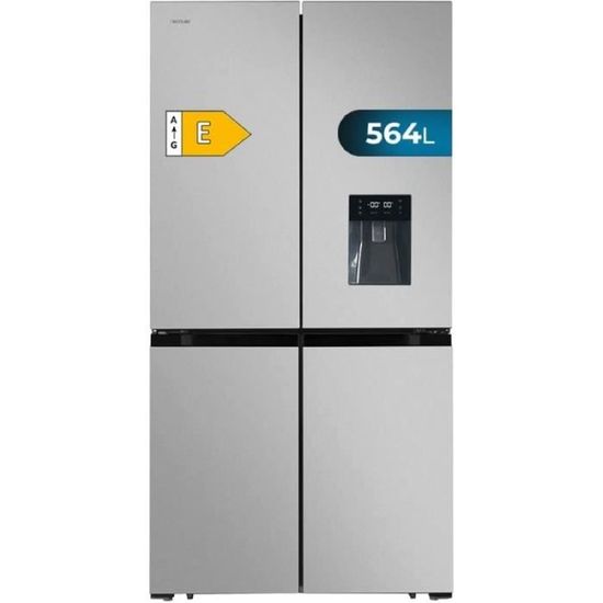 Réfrigérateur Continental Edison - CERA4D464IX - 4 portes avec distributeur  d'eau - 446L - Total No Frost - L79 cm x H 180 cm - Inox - Achat / Vente  réfrigérateur américain