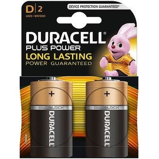 Duracell Plus Piles alcalines D, 1.5V LR20 MN1300, paquet de 4 - Cdiscount  Jeux - Jouets