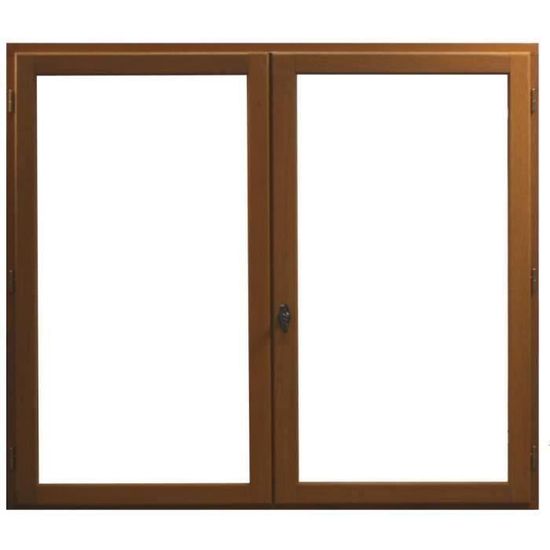 Fenêtre 2 vantaux en bois exotique H 125 X L150 (cotes tableau — free download