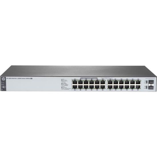 HPE Commutateur Ethernet 1820-24G-PoE+ 24 Ports Gérable - 2 Couches supportées - PoE Ports