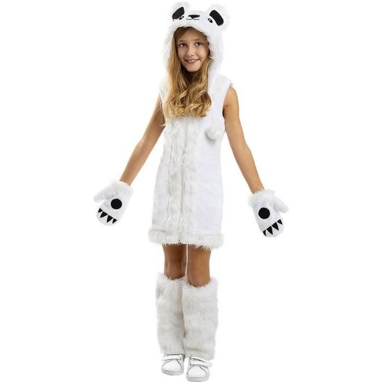Déguisement ours polaire fille  Animaux  - Funidelia- 118440- Déguisement fille et accessoires Halloween, Carnaval et Noel