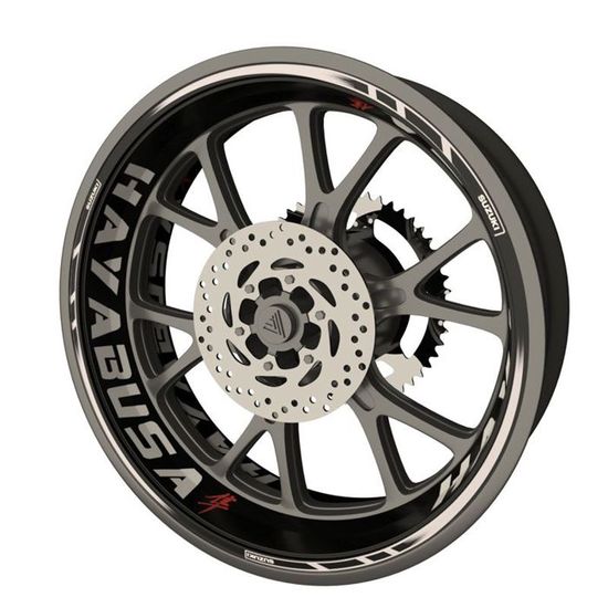 Stickers Réfléchissants Pour Jantes Moto Kawasaki Z650 - Autocollants Décoratifs Nuit, Faciles à Poser - 1