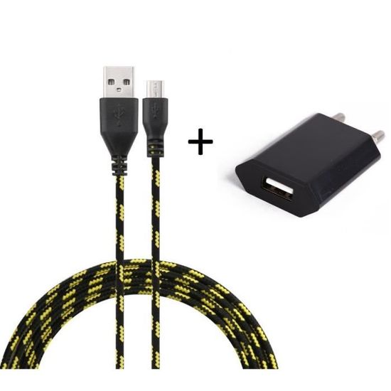 CABLE MICRO USB POUR MANETTE PS4 ET CELLULAIRE / 1.2 METRE – zonetronik