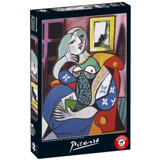Puzzle 1000 pièces - PIATNIK - Femme au livre - Tableaux et peintures - Adulte - Intérieur