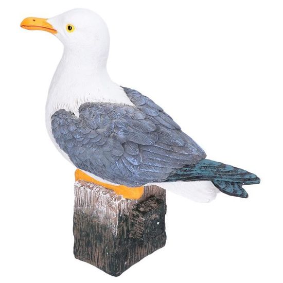 Garneck Statue De Mouette En Bois Pour Décoration D'intérieur