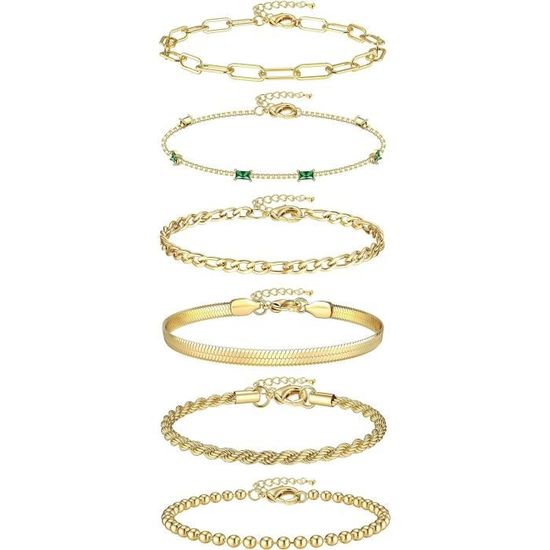 Ensemble de bijoux en perles de cristal africain pour femmes, couleur