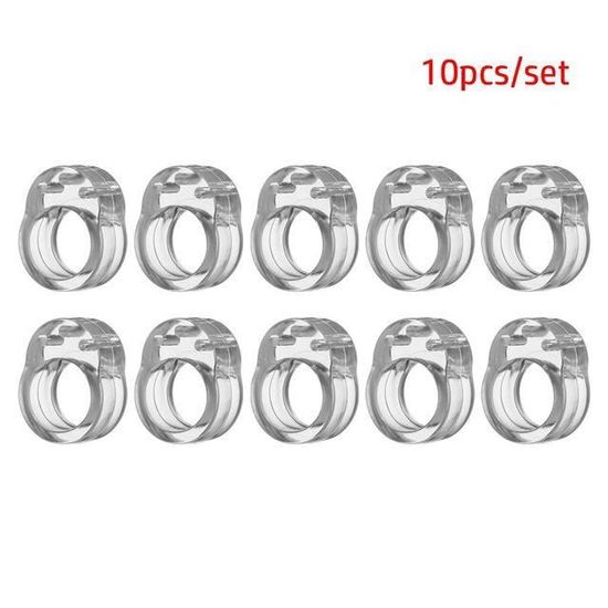 Butee De Porte10 PCS Transparent PVC Poignée Arret De Porte