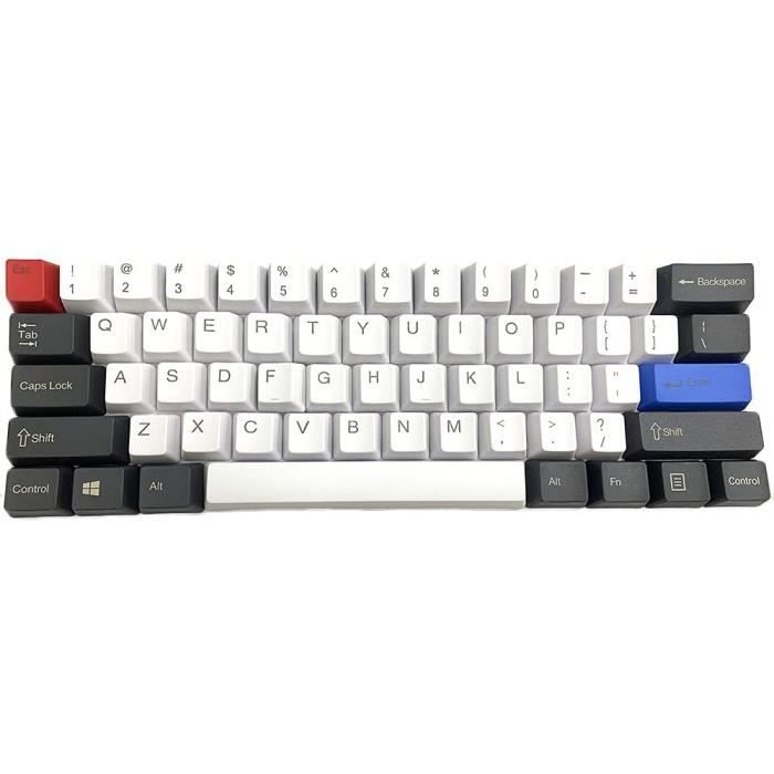 Keycaps Pbt,110 Touches Pbt Double Shot Keycap Set,Profil Oem,Disposition Ansi Us Pour Clavier