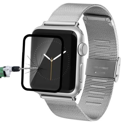 Apple Watch 38mm Film de Protection Verre Trempé 0.15mm Noir