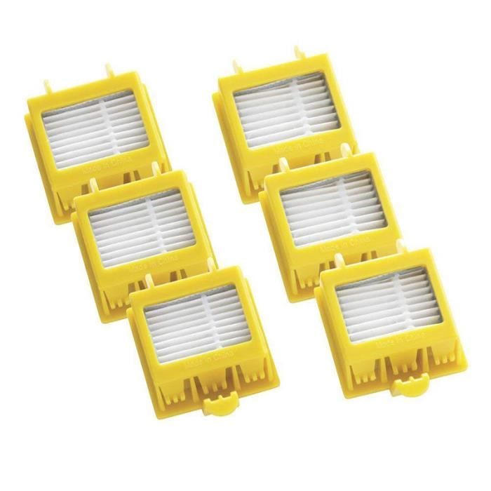 Pack de 6 HEPA Filtres IRobot Roomba Séries 700 760 770 772 774 775 776 780 782 785 786 790