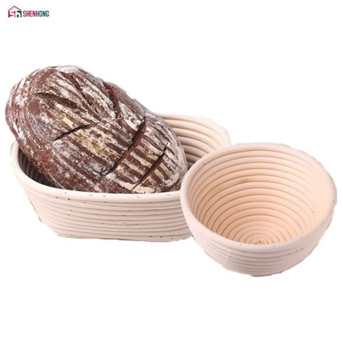 Shenhong diverses formes de rotin fermenté panier pain rustique pâte à pain Bennyton fermentation échantillon panier