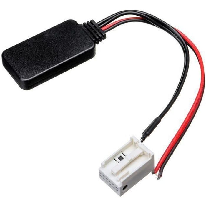 NEUFU Adaptateur Bluetooth Câble Audio AUX 12PIN Pour Peugeot 207 307 407 308 Citroen C2 C3 RD4
