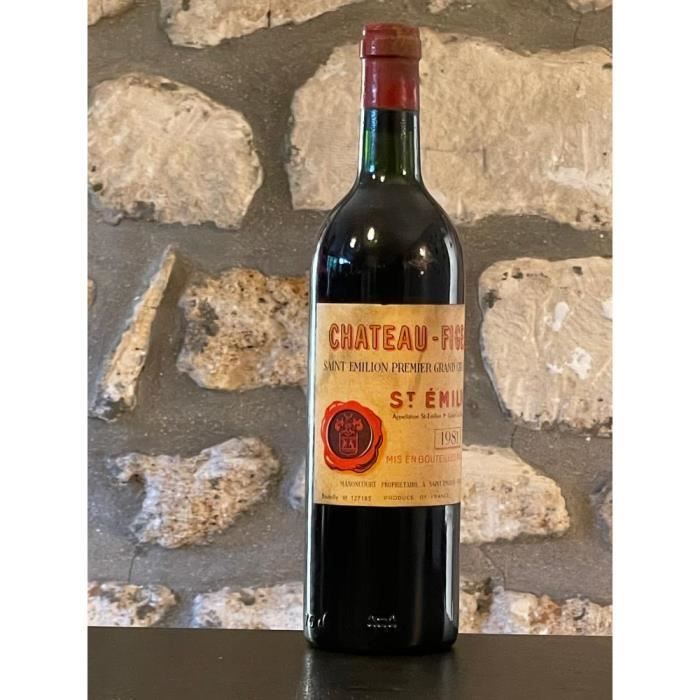 St Emilion grand Cru,rouge,Château Figeac 1981 Rouge