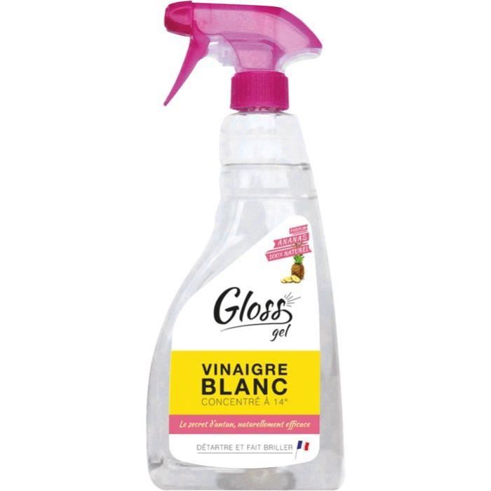 Vinaigre blanc en gel 750mL - parfum ananas