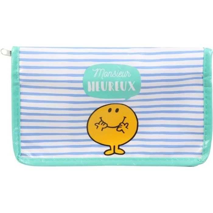 Lunch Bag Sac Repas Fraicheur Isotherme Glacière MR Heureux 23,5x13,5x14,5 cm