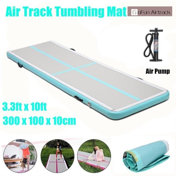 GoFun Airtrack Tapis Gonflable Gymnastique Exercice Tumbling Mat Gym Yoga Danse