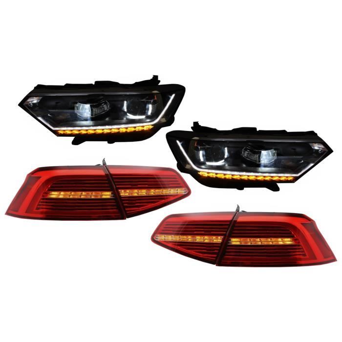 Phares feux pour VW Passat B8 3G 14-19 LED Xenon Matrix R line Dynamic