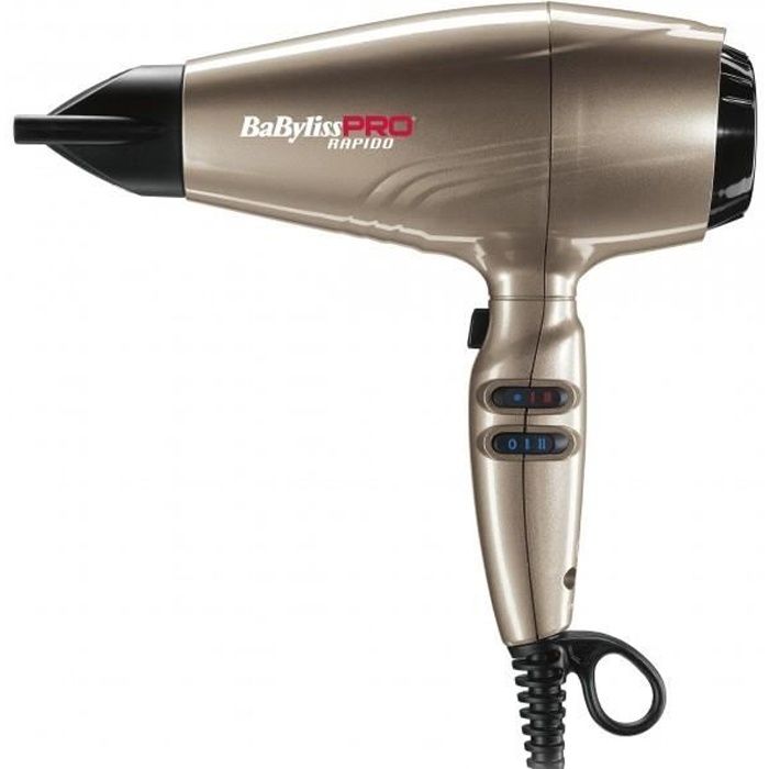 S?che-cheveux ionic Rapido Light bronze 2200W Bab