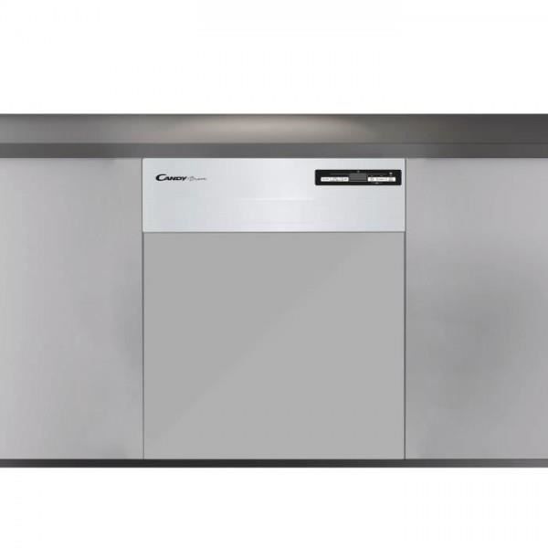 Lave-vaisselle encastrable CANDY CDSN 2D350PW - Induction - 13 couverts - L60cm - 46 dB - Bandeau blanc 89,000000