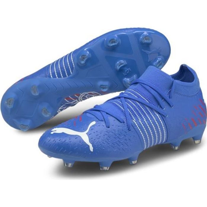 Chaussures de football Puma Future Z 3.2 FG/AG - bleu roi/rose flash/rouge - 47