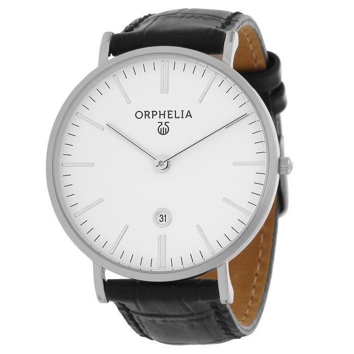 ORPHELIA-Montre Simplicity Analogique pour Homme à movement Quartz en Cuir-61506