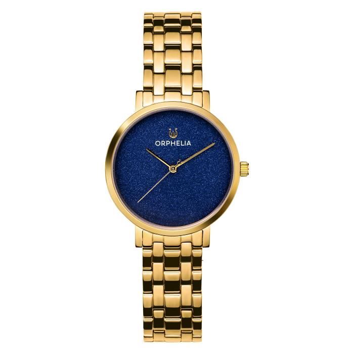 ORPHELIA - Montre Femmes - Quartz - Analogique - Bracelet en Acier inoxydable - Doré - OR12809